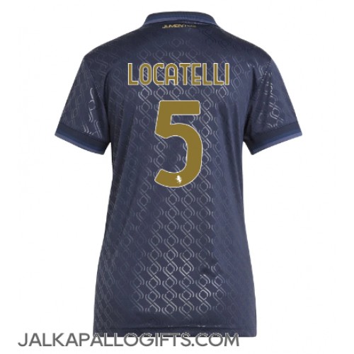 Juventus Manuel Locatelli #5 Kolmaspaita Naiset 2024-25 Lyhythihainen